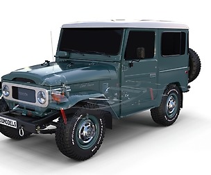 Toyota Land Cruiser FJ 40 with Chassis