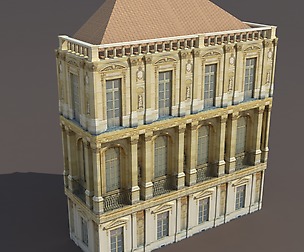 Apartment House #96 Low Poly 3d Model