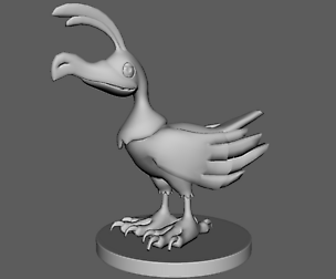 Base Stylized Flamingo Model