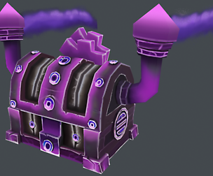 Steampunk Hand-Painted Chest