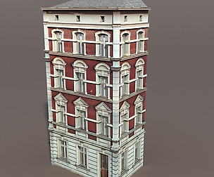 Apartment House #101 Low Poly 3d Model