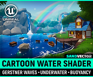 Cartoon Water Shader (Unreal 4)