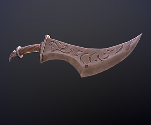Stylized  sword game ready model