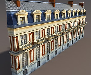 Apartment House #104 Low Poly 3d Model