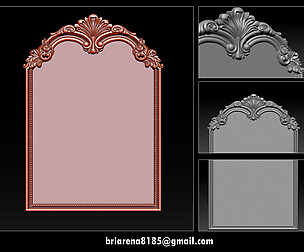 Mirror classical carved frame