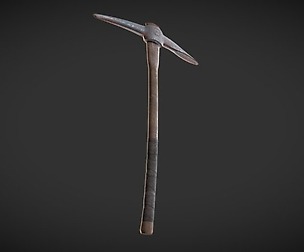 Old Rusty Pickaxe