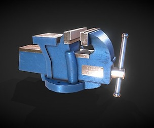 Rigged Bench Vice