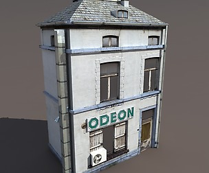 Apartment House #107 Low poly 3d Model