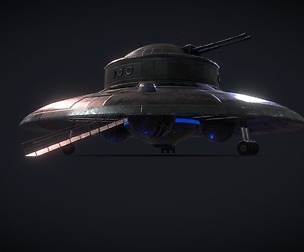 RIGGED WWII German Nazi UFO Prototype Haubenu II