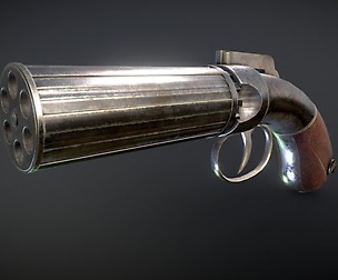 Allens and Turber Pepperbox Revolver