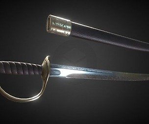 Pirates Cutlass and Sheath