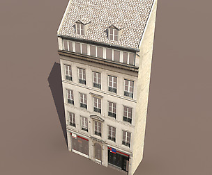 Apartment House #111 Low poly
