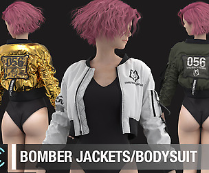 Bomber jacket / Marvelous Designer project