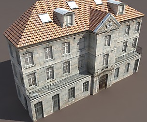 Apartment House #122 Low Poly 3d Model