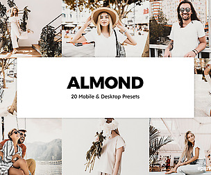 20 Almond Lightroom Presets and LUTs
