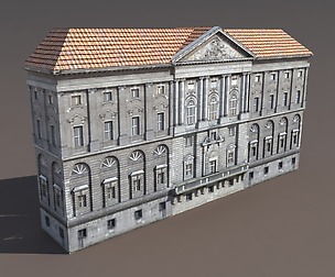 Apartment House #121 Low Poly 3d Building