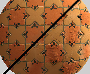 Materials 1- Brick Tile 1 Pbr