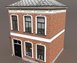 Apartment House #130 Low Poly 3d Model