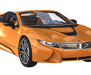 bmw i8 roadster orange