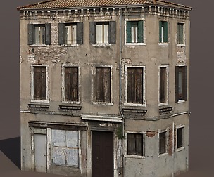 Apartment House #135 Low Poly 3d Building