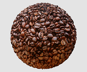 Coffee Beans PBR Texture