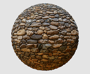 Stone Wall PBR Texture 03