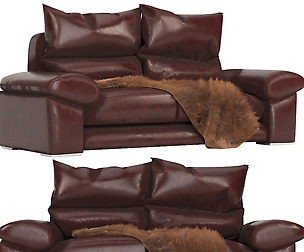 Maxalto leather sofa