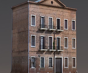 Apartment House #143 Low Poly 3d Building