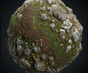 Forest Ground Material - Substance Designer