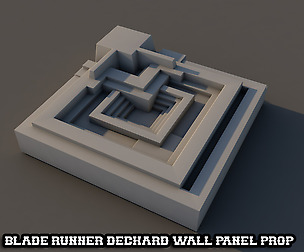 BLADE RUNNER DECKARD WALL PANEL PROP