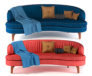 Camila velvet sofa