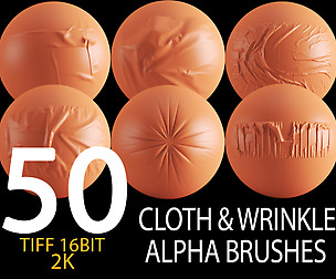 50 cloth and wrinkle alpha bundle