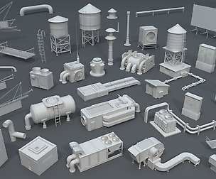 Building Roof Collection - 2 - 40 pieces