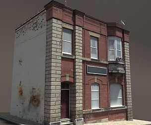 Apartment House Low Poly 3d Model #152