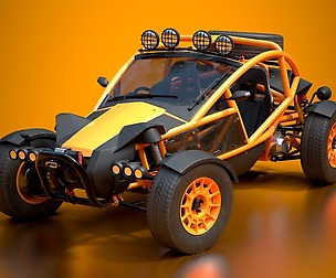 Ariel Nomad Buggy Lowpoly