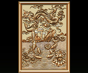Carp jumping dragon gate