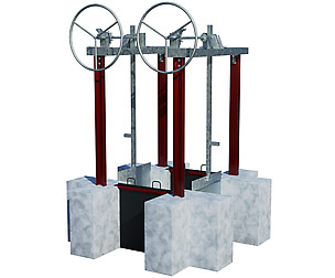 Sluice gates