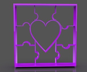 Love Puzzle Cookie Cutter