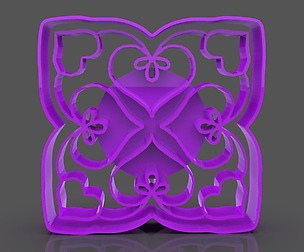 Romantic Hearts Cookie Cutter