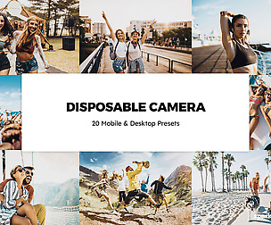 20 Disposable Camera Lightroom Presets and LUTs