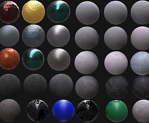 High Quality Material Pack / 40 pcs. / Sbsar