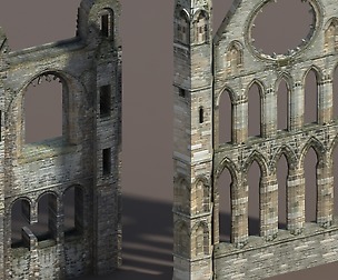 Castle Ruin Pack Low poly 3d Model