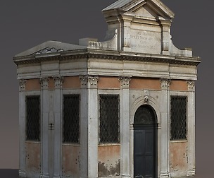 Church Portal Low Poly 3d Model