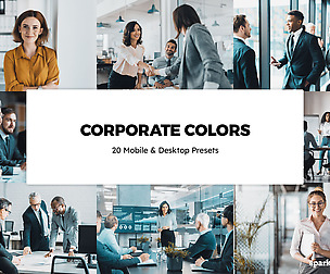 20 Corporate Colors Lightroom Presets and LUTs