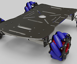 Mecanum robot platform