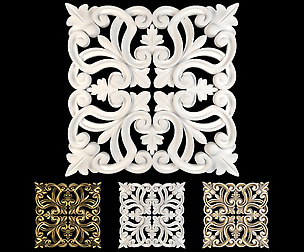 Name: Decorative Wall Rosettes 03