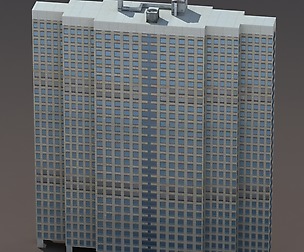 Skyscraper #5 Low Poly 3D Building