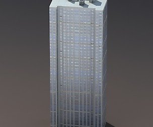 Skyscraper #6 Low Poly 3D