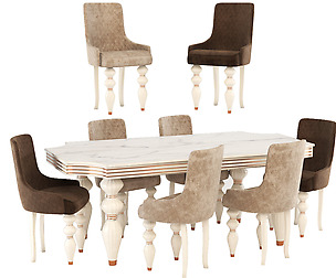 Brabbu chair with table