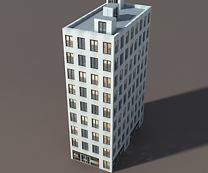Residential House #3 Low Poly 3d Model